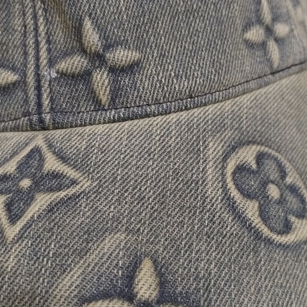 Louis Vuitton Blue Monogram Denim Hat - Picture 7 of 9